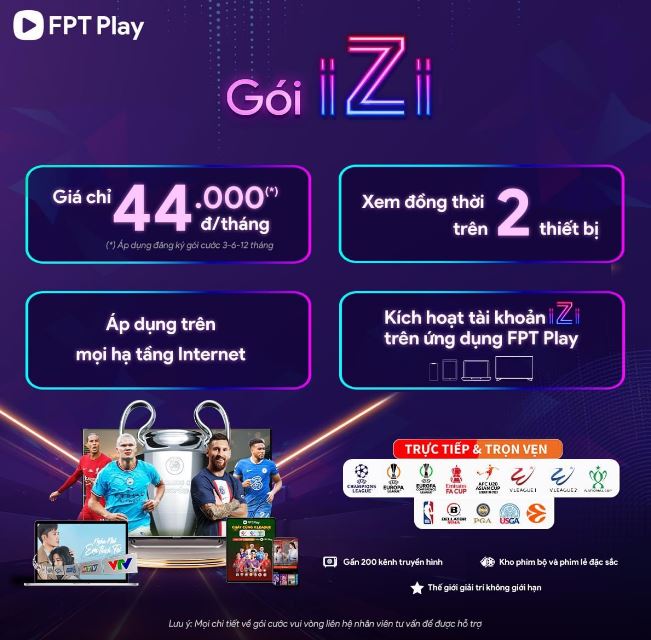 Bảng giá FPT Play trên tivi & điện thoại khuyến mãi của FPT Telecom 3 "<yoastmark