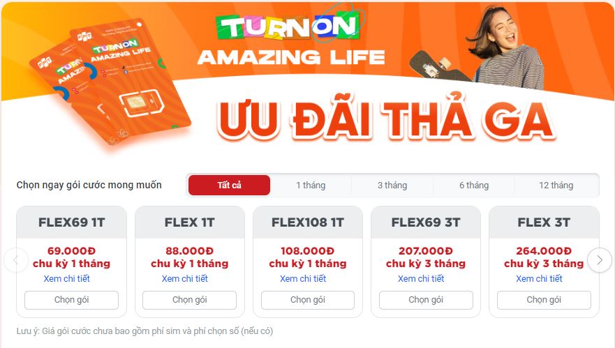 Bảng giá Sim FPT mạng di động ảo khuyến mãi mới nhất 2025 3 Lựa chọn gói sim di động FPT